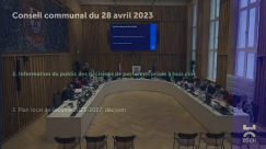Conseil communal du 28 avril 2023 – Sans Langue des signes