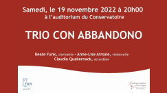 Trio Con Abbandono - 19.11.2022