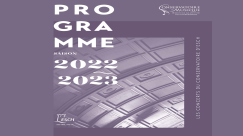 Conférence de presse du Conservatoire de Musique pour présenter le programme des concerts de la saison 2022 – 2023 